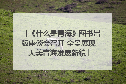 《什么是青海》图书出版座谈会召开 全景展现大美青海发展新貌