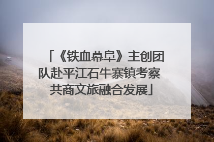 《铁血幕阜》主创团队赴平江石牛寨镇考察 共商文旅融合发展