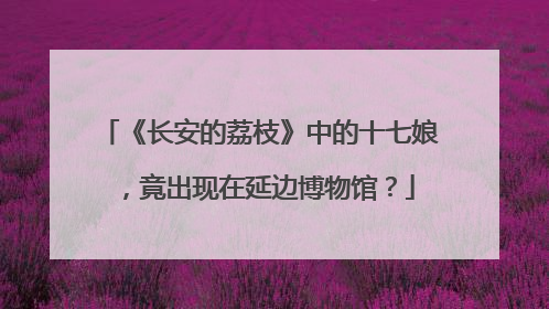 《长安的荔枝》中的十七娘，竟出现在延边博物馆？