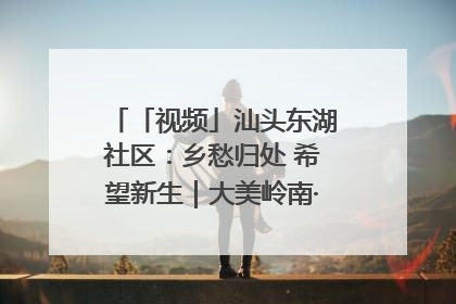 「视频」汕头东湖社区：乡愁归处 希望新生｜大美岭南·百村焕新记