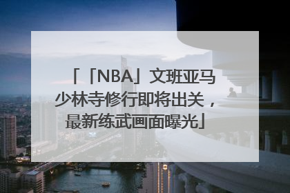 「NBA」文班亚马少林寺修行即将出关，最新练武画面曝光