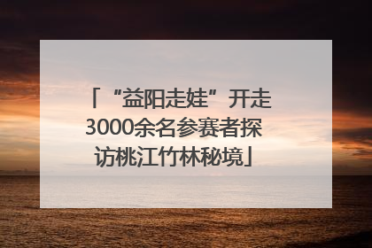 “益阳走娃”开走 3000余名参赛者探访桃江竹林秘境