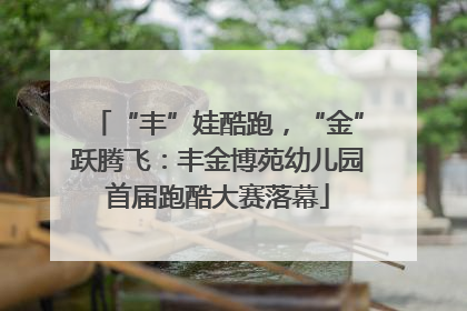 “丰”娃酷跑，“金”跃腾飞：丰金博苑幼儿园首届跑酷大赛落幕