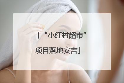 “小红村超市”项目落地安吉