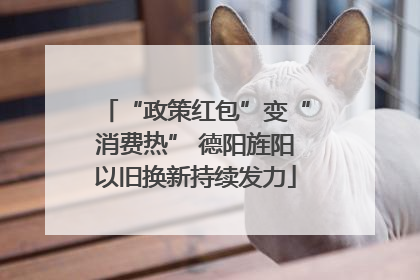 “政策红包”变“消费热” 德阳旌阳以旧换新持续发力