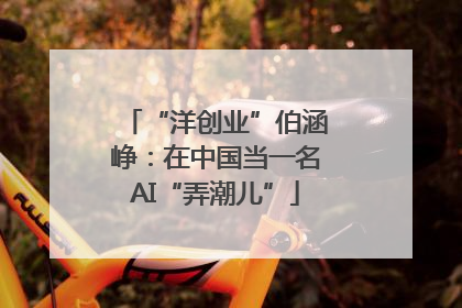 “洋创业”伯涵峥：在中国当一名AI“弄潮儿”