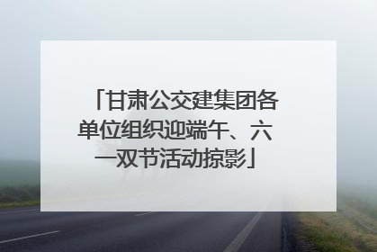 甘肃公交建集团各单位组织迎端午、六一双节活动掠影