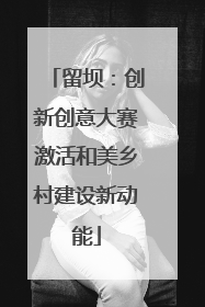留坝：创新创意大赛激活和美乡村建设新动能