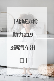 盐城边检助力2193辆汽车出口