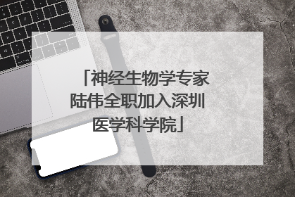 神经生物学专家陆伟全职加入深圳医学科学院