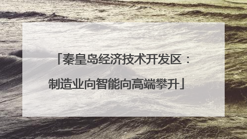 秦皇岛经济技术开发区：制造业向智能向高端攀升