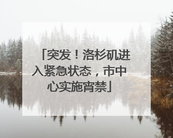 突发！洛杉矶进入紧急状态，市中心实施宵禁
