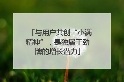 与用户共创“小满精神”，是独属于劲牌的增长潜力