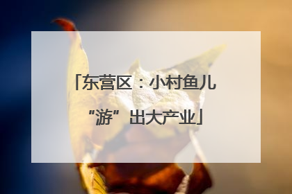 东营区：小村鱼儿“游”出大产业