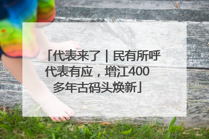 代表来了｜民有所呼代表有应，增江400多年古码头焕新