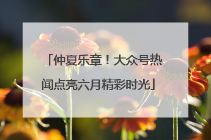 仲夏乐章！大众号热闻点亮六月精彩时光