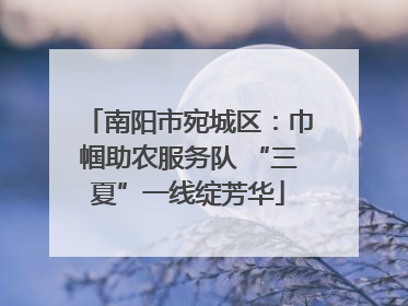 南阳市宛城区：巾帼助农服务队 “三夏”一线绽芳华