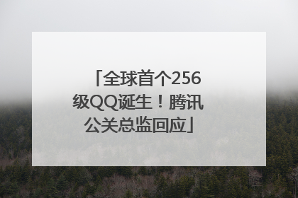 全球首个256级QQ诞生！腾讯公关总监回应