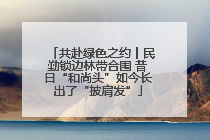 共赴绿色之约丨民勤锁边林带合围 昔日“和尚头”如今长出了“披肩发”