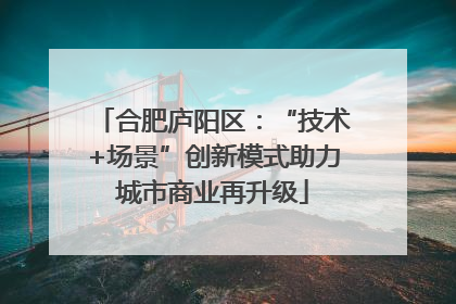 合肥庐阳区：“技术+场景”创新模式助力城市商业再升级