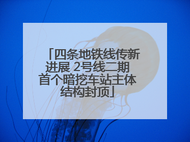 四条地铁线传新进展 2号线二期首个暗挖车站主体结构封顶