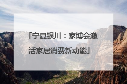 宁夏银川：家博会激活家居消费新动能