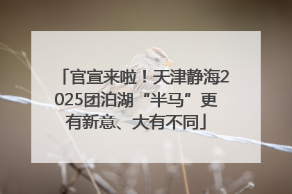 官宣来啦！天津静海2025团泊湖“半马”更有新意、大有不同