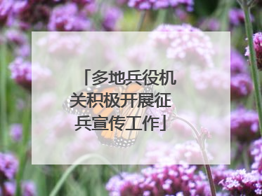 多地兵役机关积极开展征兵宣传工作