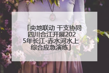 央地联动 干支协同 四川合江开展2025年长江-赤水河水上综合应急演练