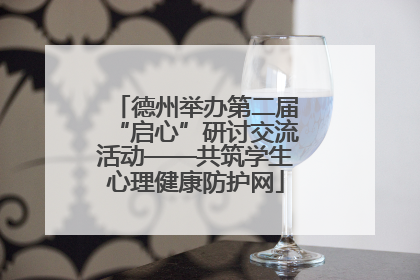 德州举办第二届“启心”研讨交流活动——共筑学生心理健康防护网