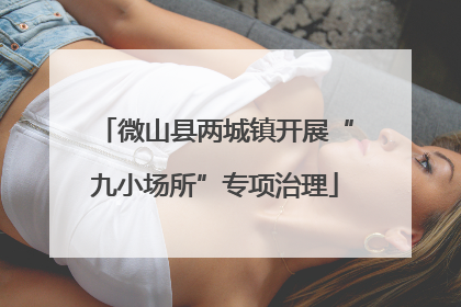 微山县两城镇开展“九小场所”专项治理