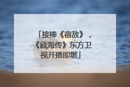 接棒《宿敌》，《藏海传》东方卫视开播即燃