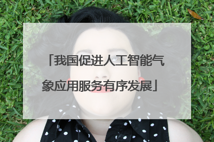 我国促进人工智能气象应用服务有序发展