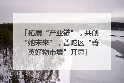 拓展“产业链”，共创“她未来”，普陀区“菁英好物市集”开幕
