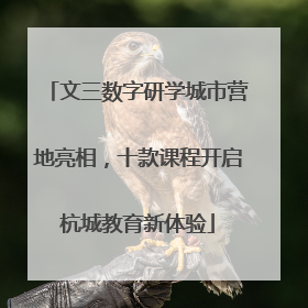 文三数字研学城市营地亮相，十款课程开启杭城教育新体验