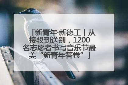 新青年·新德工丨从接驳到送别，1200名志愿者书写音乐节最美“新青年答卷”