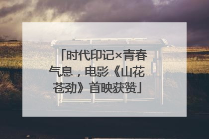时代印记×青春气息，电影《山花苍劲》首映获赞