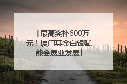 最高奖补600万元！厦门真金白银赋能会展业发展