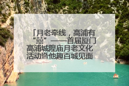 月老牵线，高浦有“囍”——首届厦门高浦城隍庙月老文化活动暨他趣百城见面会隆重举办