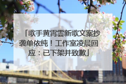 歌手黄霄雲新歌文案抄袭单依纯！工作室凌晨回应：已下架并致歉