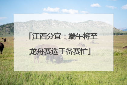 江西分宜：端午将至 龙舟赛选手备赛忙