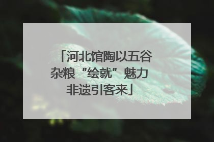 河北馆陶以五谷杂粮“绘就”魅力非遗引客来
