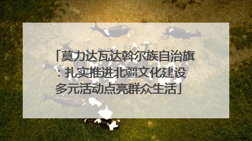 莫力达瓦达斡尔族自治旗：扎实推进北疆文化建设 多元活动点亮群众生活