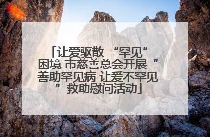 让爱驱散 “罕见” 困境 市慈善总会开展“善助罕见病 让爱不罕见”救助慰问活动
