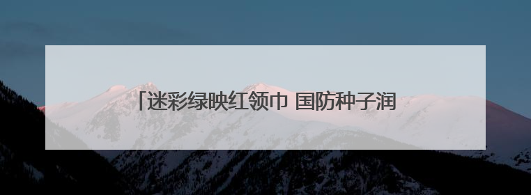迷彩绿映红领巾 国防种子润童心——花溪区人武部组织开展“六一”儿童节助学兴教活动