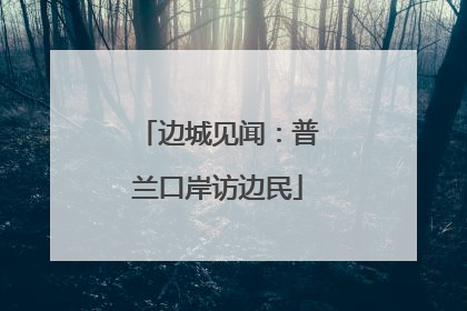 边城见闻：普兰口岸访边民