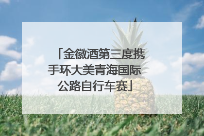 金徽酒第三度携手环大美青海国际公路自行车赛