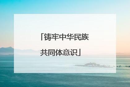 铸牢中华民族共同体意识