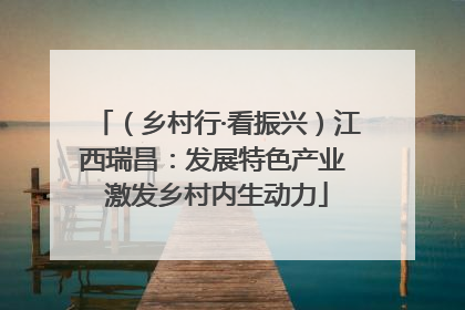 （乡村行·看振兴）江西瑞昌：发展特色产业 激发乡村内生动力