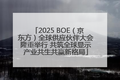 2025 BOE（京东方）全球供应伙伴大会隆重举行 共筑全球显示产业共生共赢新格局